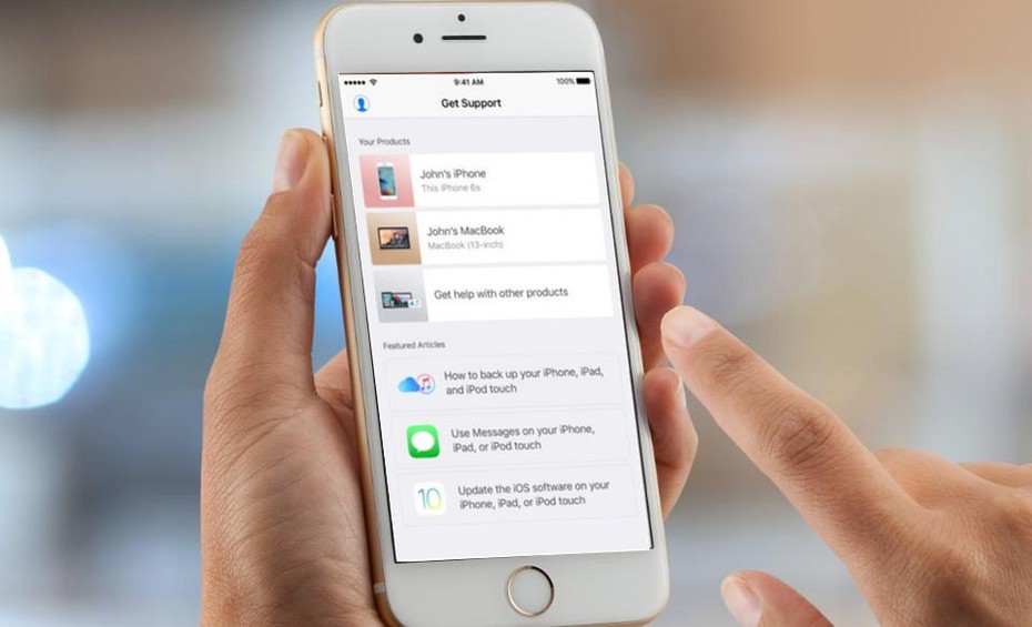 Ứng dụng Apple Support hỗ trợ người dùng iPhone mới