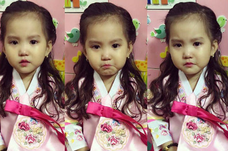 Cô bé mặc đồ Hàn Quốc xinh ngất ngây gây bão mạng là ai?