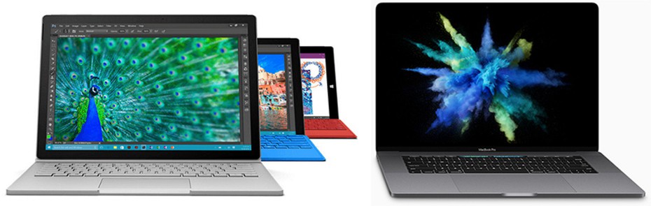 Qua mặt Apple, Microsoft quả quyết Surface 'ăn đứt' MacBook Pro