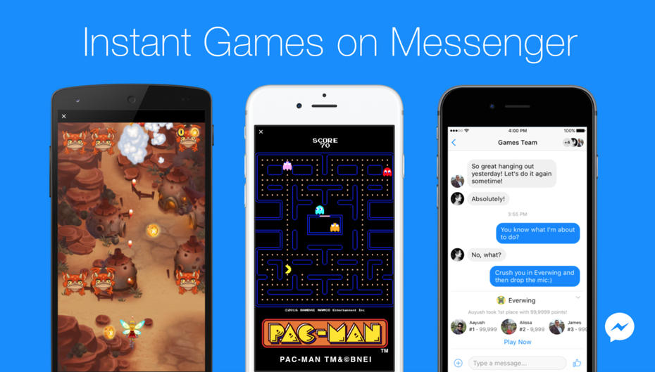 Cách chơi game tức thì trên Facebook Messenger cho Android và iOS