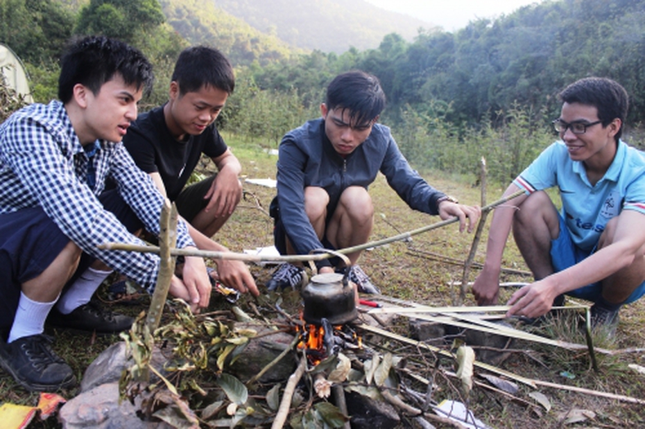 Học cách 'sinh tồn' ở hòn đảo 'ba không' cách Hà Nội 50 km