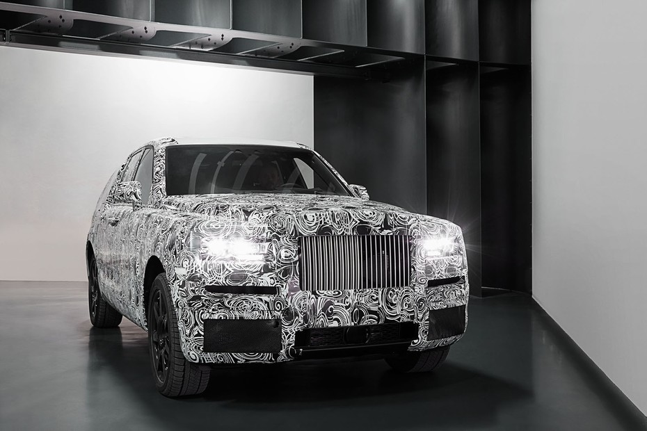 Hé lộ hình ảnh chiếc SUV siêu sang Rolls-Royce Cullinan 2018