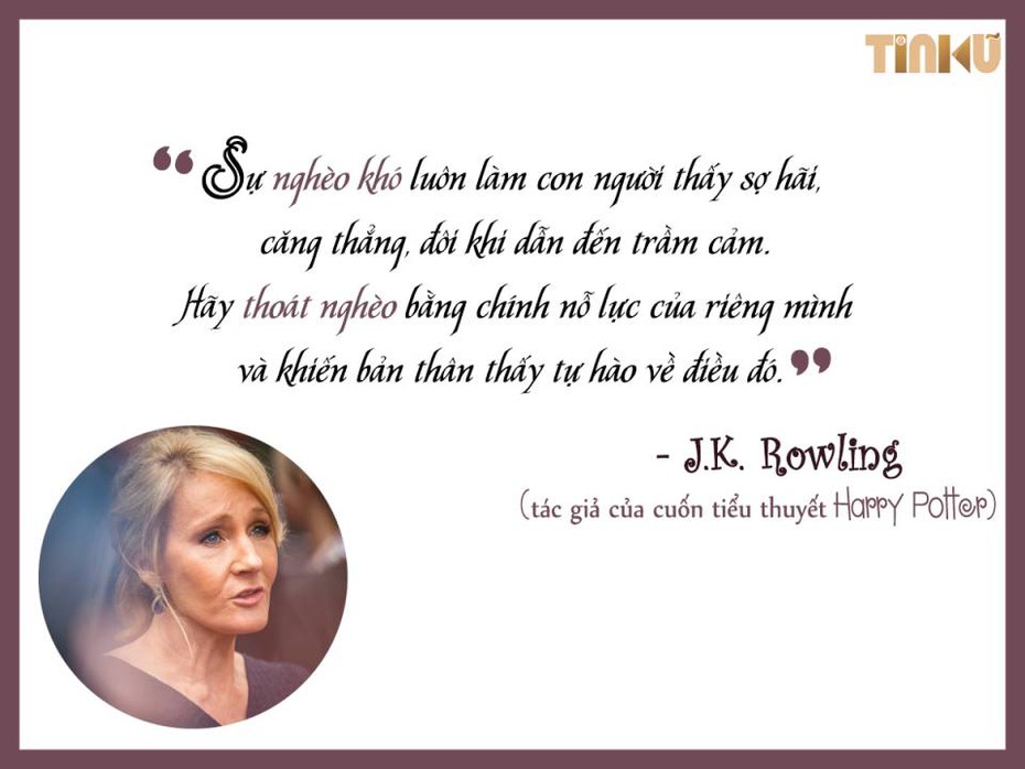 J.K. Rowling: Không thể nào sống mà không thỉnh thoảng mắc sai lầm