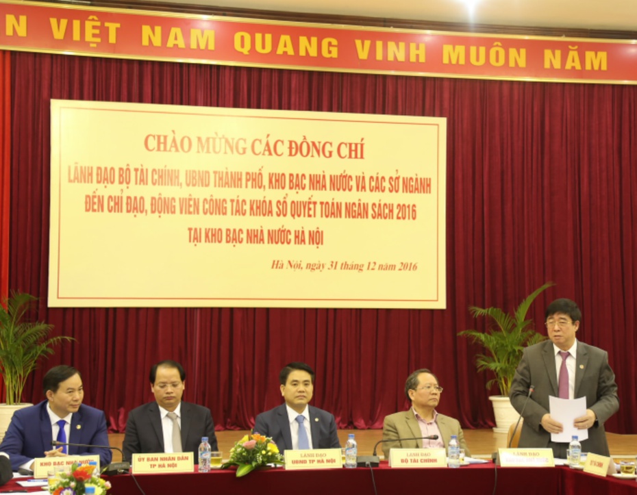 Hà Nội: Thu ngân sách 2016 vượt 3,8%