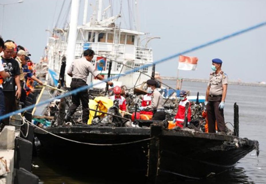 Indonesia: 23 người thiệt mạng trong vụ cháy tàu du lịch đầu năm
