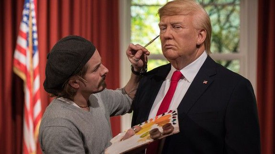 Mái tóc của ông Donald Trump là thử thách với bảo tàng sáp ở Anh
