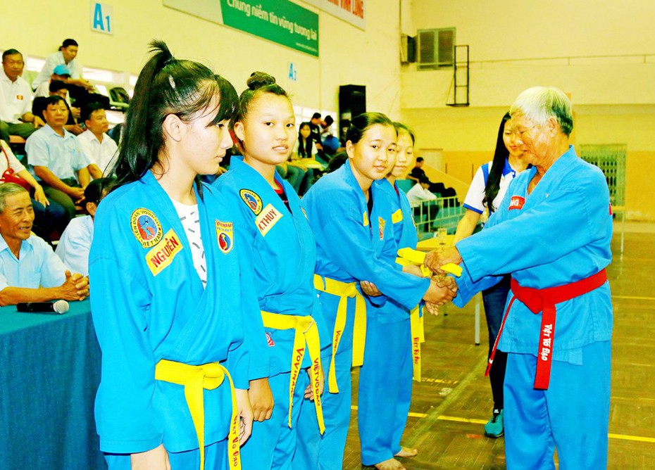 Gần 400 võ sinh tham dự hội thi thăng cấp Vovinam Việt Võ Đạo