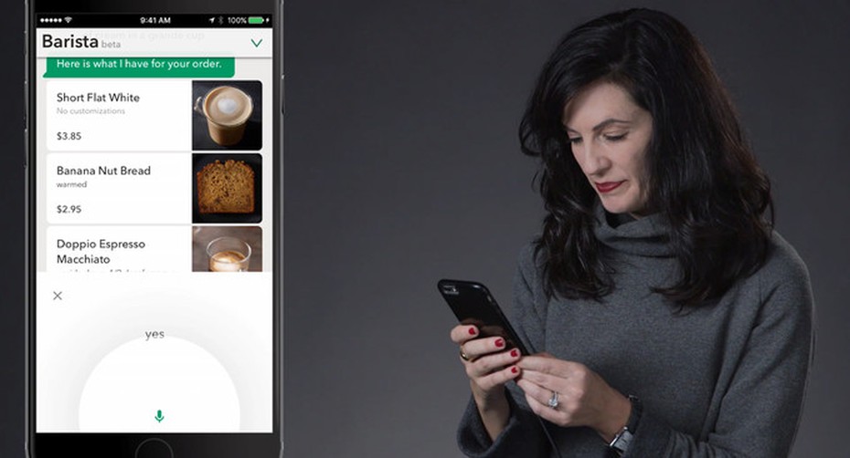 Công ty cà phê nhận đặt hàng bằng giọng nói nhờ ứng dụng di động