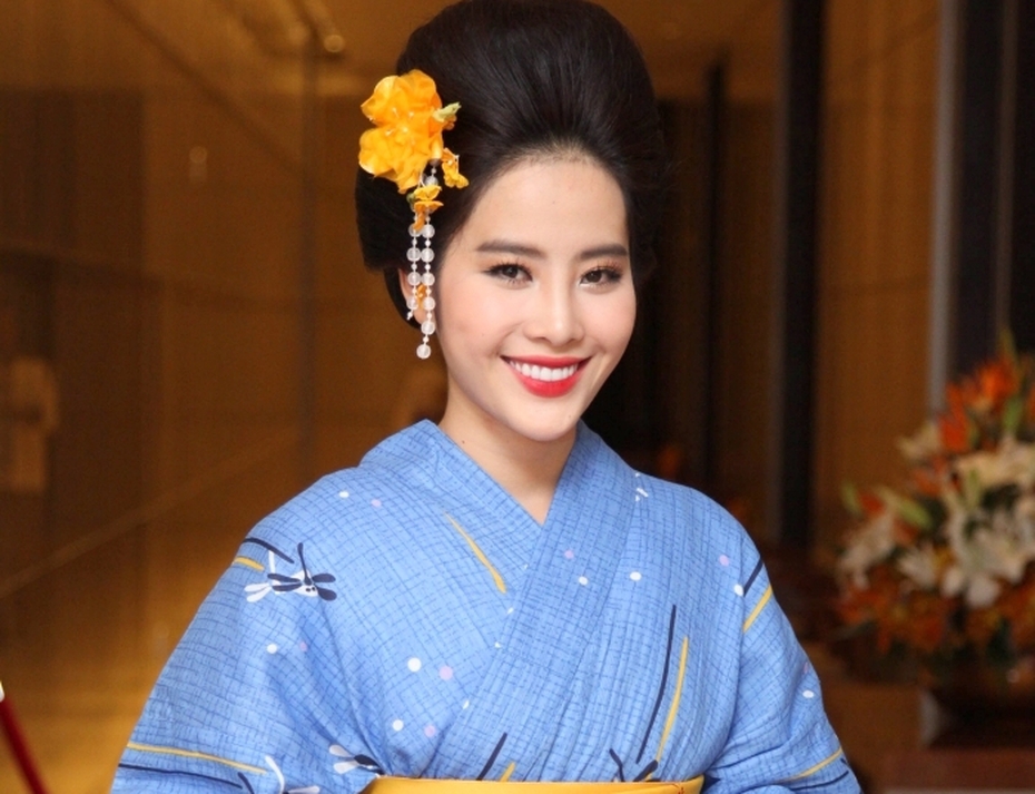 Các Hoa hậu, Á hậu Việt đọ sắc trong trang phục Kimono