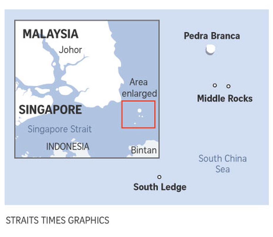 Malaysia lật lại phán quyết ICJ về tranh chấp đảo với Singapore