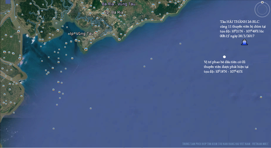 Thủ tướng yêu cầu khẩn cấp tìm nạn nhân mất tích trên biển Vũng Tàu