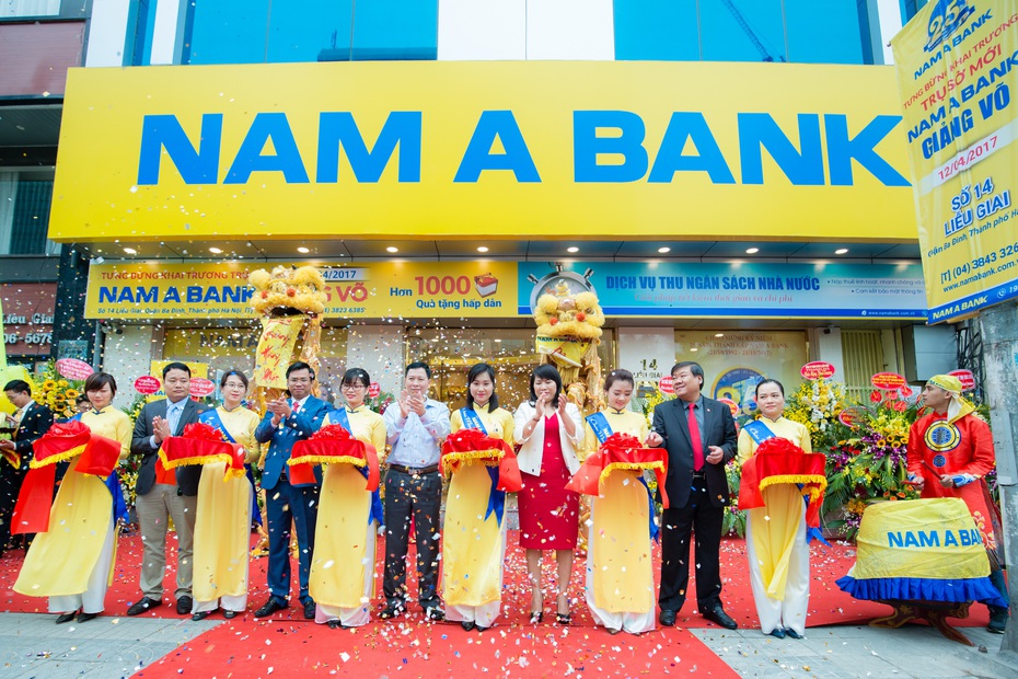 Nam A Bank tiếp tục khai trương trụ sở mới