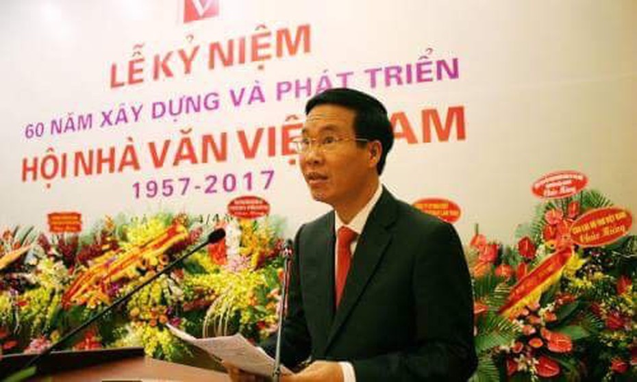 Ông Võ Văn Thưởng: 'Các nhà văn cần bám sát hơi thở cuộc sống'