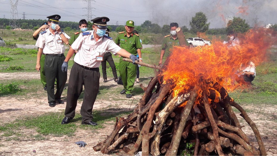 Tiêu hủy số ma túy ‘khủng’ trong chuyên án lớn nhất Bình Dương