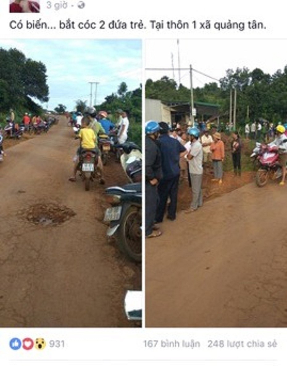 Bác bỏ thông tin 2 học sinh bị nhóm thanh niên lạ mặt bắt cóc