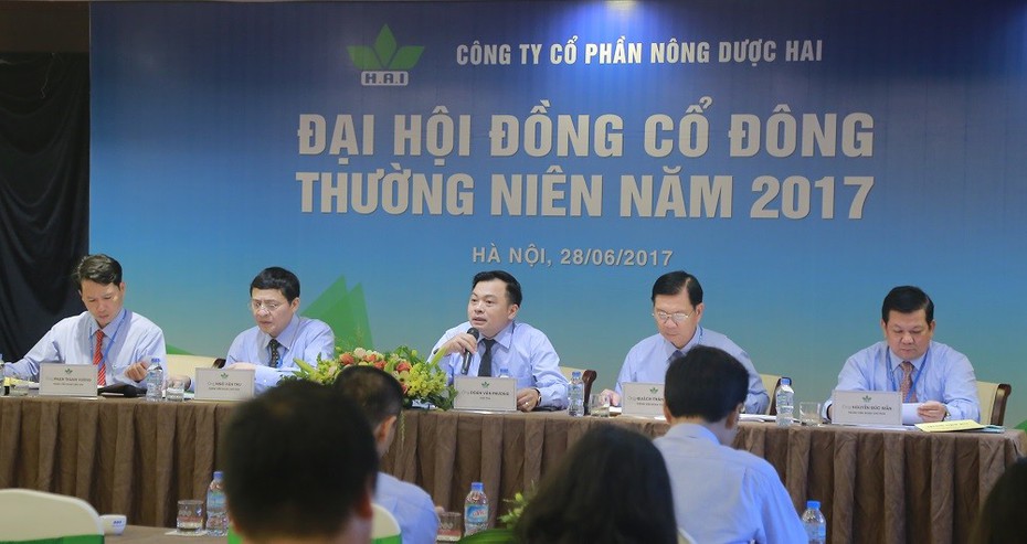 Nông dược HAI thông qua kế hoạch doanh thu 1.615 tỷ đồng năm 2017