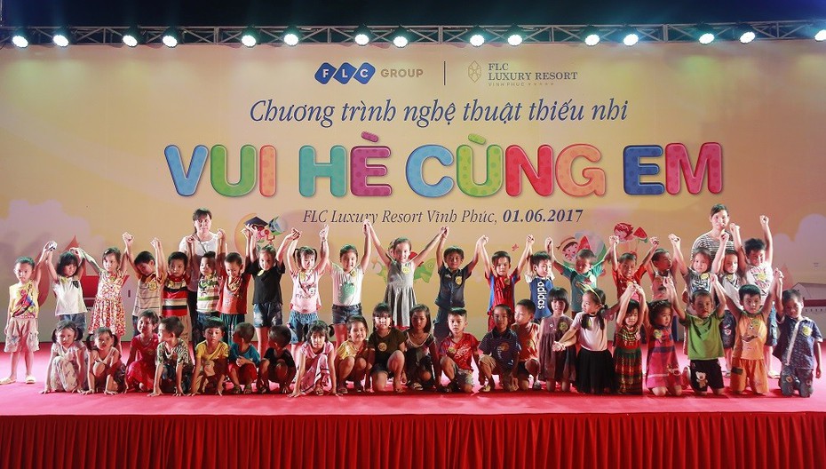 Tưng bừng chương trình ‘Vui hè cùng em’ của FLC dành cho thiếu nhi