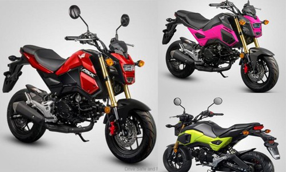 Honda MSX 125cc 2017 bổ sung thêm 4 tùy chọn màu sắc mới