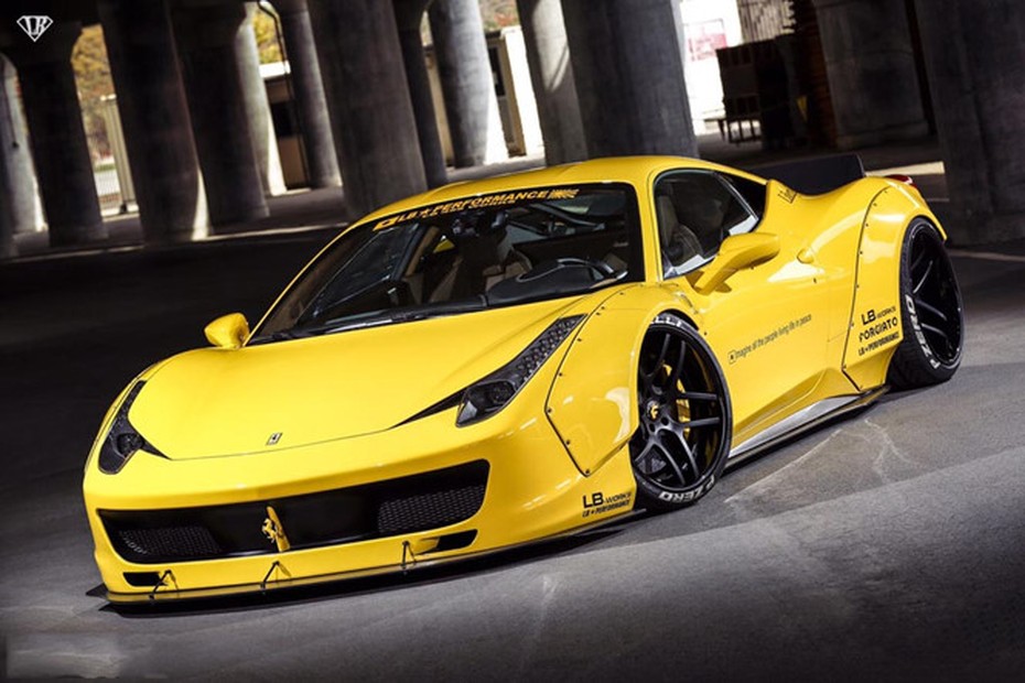 Cận cảnh hàng khủng Ferrari 458 độ Liberty Walk độc nhất Việt Nam