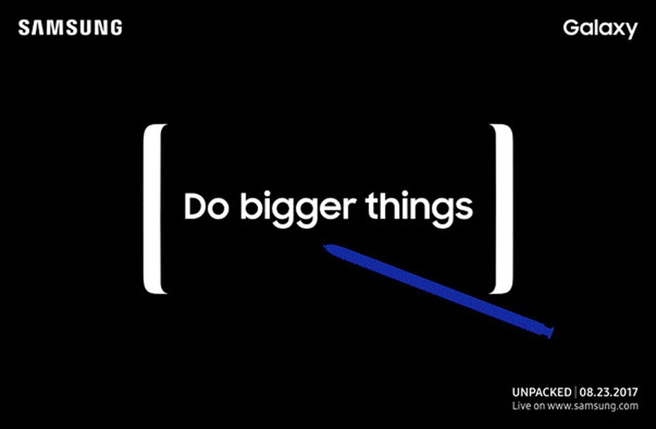 Samsung ấn định sự kiện ra mắt Galaxy Note 8 vào ngày 23/8