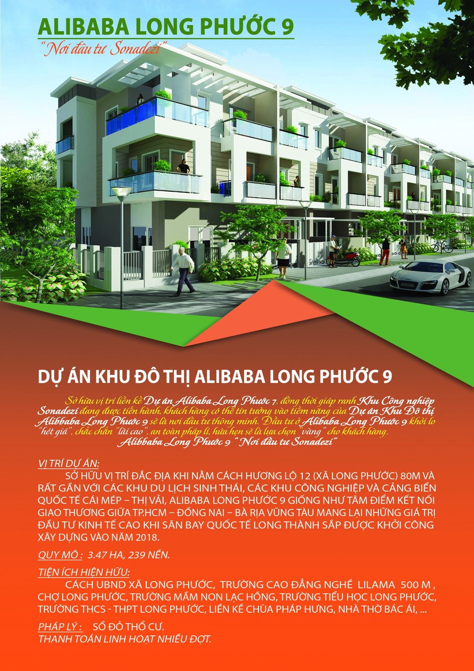 Alibaba Long Phước 9: Nơi đầu tư tuyệt đỉnh