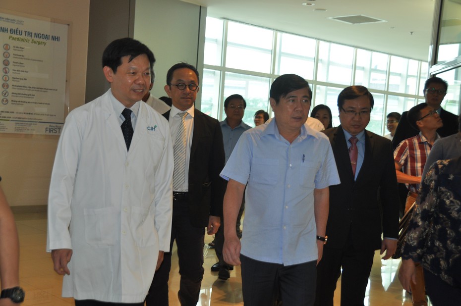 TP.HCM: Thăm và làm việc ở khu Y tế Kỹ thuật cao Hoa Lâm-Shangri-La