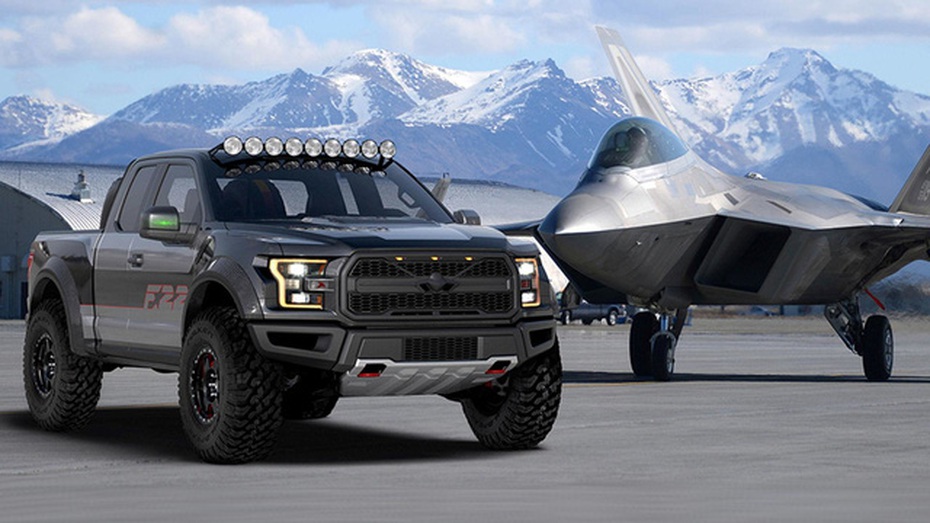 Siêu bán tải Ford F-150 mang phong cách chiến đấu cơ F-22 Raptor