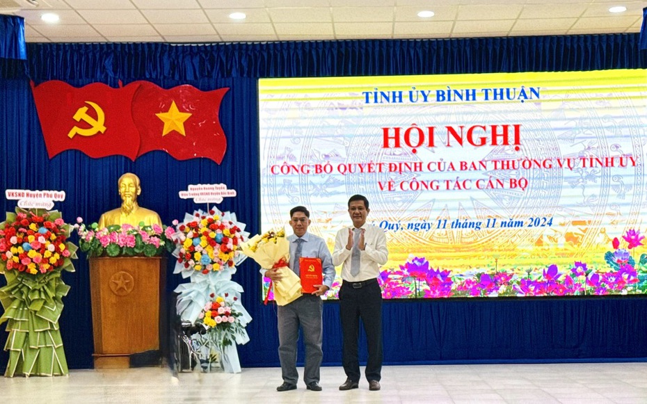 Bình Thuận: Ông Nguyễn Quốc Thắng giữ chức Bí thư Huyện ủy Phú Quý