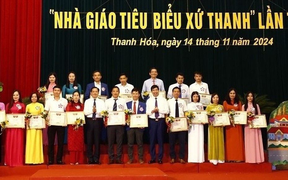 Thanh Hóa tổ chức Lễ vinh danh "Nhà giáo tiêu biểu xứ Thanh"