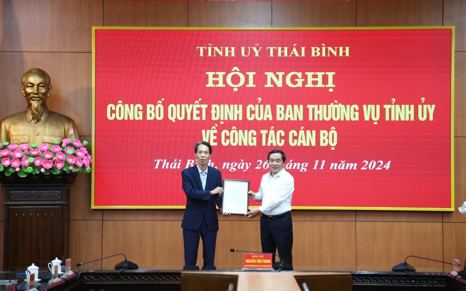 Tỉnh ủy Thái Bình có tân Phó Trưởng ban Tổ chức