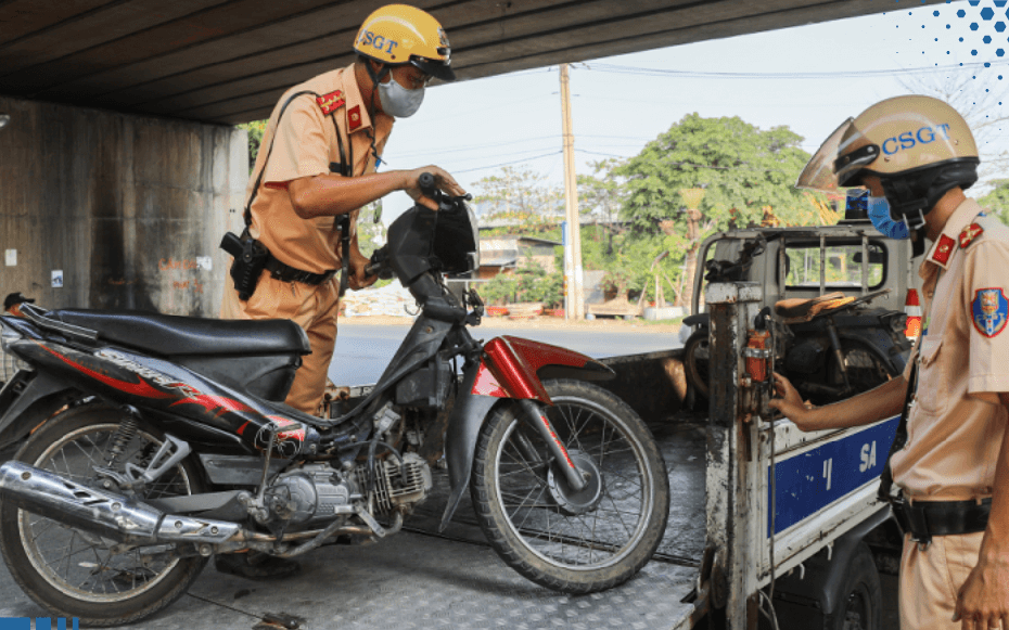 Quy định mới nhất về tạm giữ xe và giấy phép với người vi phạm của CSGT