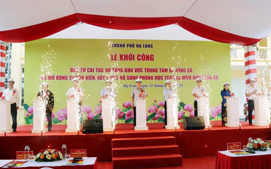 Quảng Ninh: Khởi công 5 dự án hạ tầng nông thôn và giáo dục