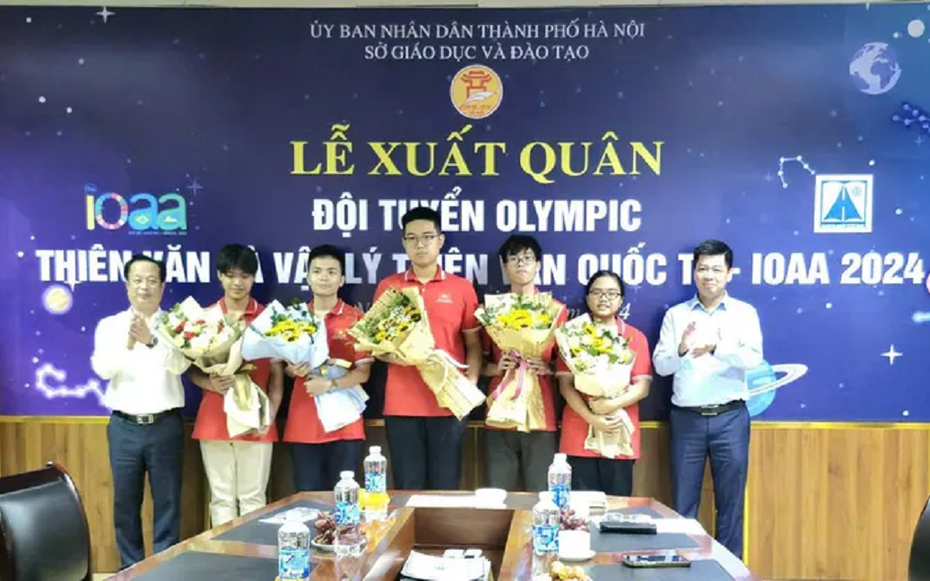 5/5 học sinh Hà Nội giành Huy chương tại Olympic Thiên văn và Vật lý thiên văn quốc tế