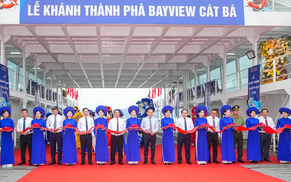 Hải Phòng: Khánh thành phà Bay View đưa khách ra đảo Cát Bà