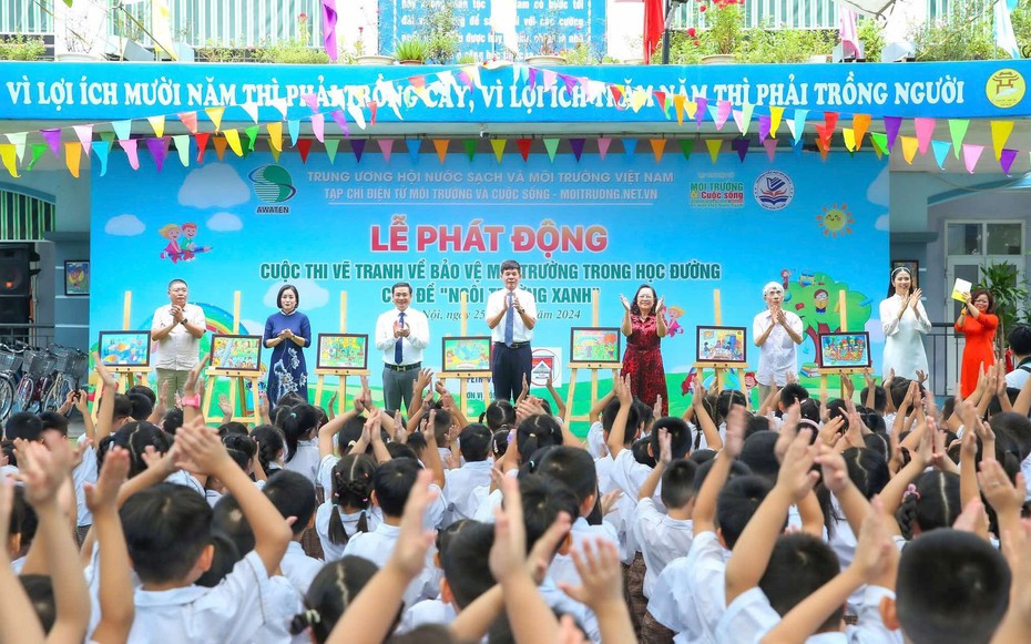 Phát động Cuộc thi vẽ tranh về Bảo vệ môi trường trong học đường - Chủ đề "Ngôi trường xanh"