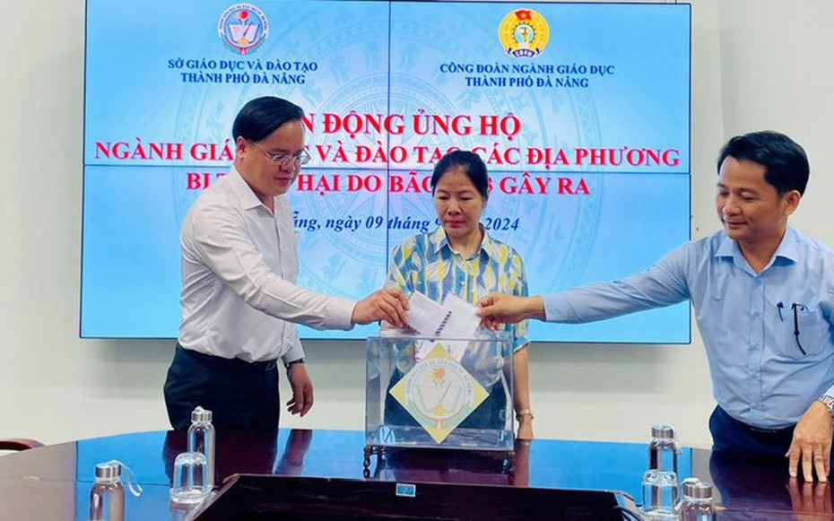 Đà Nẵng: Ngành giáo dục kêu gọi ủng hộ miền Bắc khắc phục bão Yagi