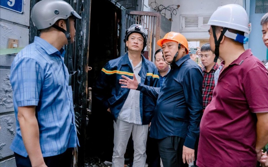 Chủ tịch Hà Nội chỉ đạo khắc phục hậu quả vụ cháy khiến 5 người tử vong