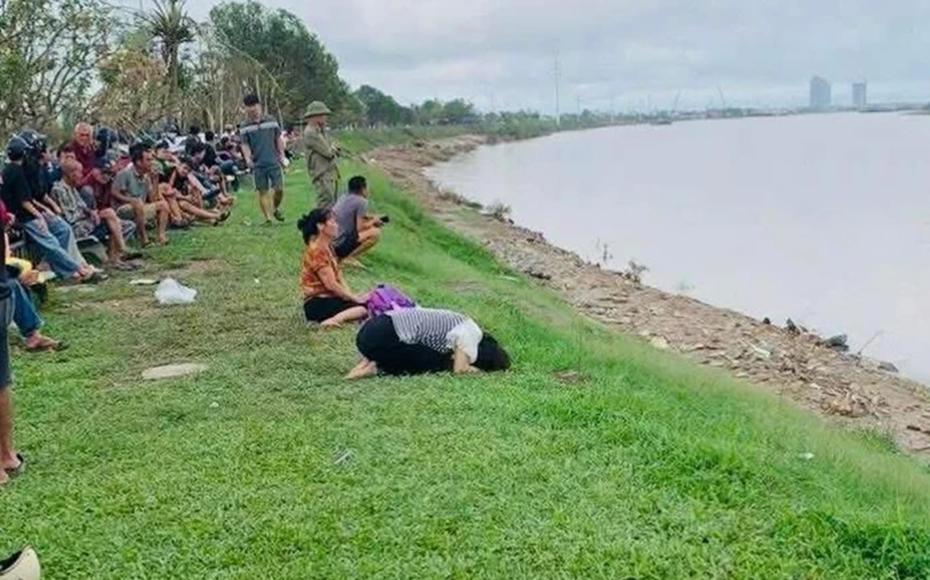Thương tâm vụ 3 bố con mất tích, tìm thấy thi thể 2 bé gái trên sông Lam