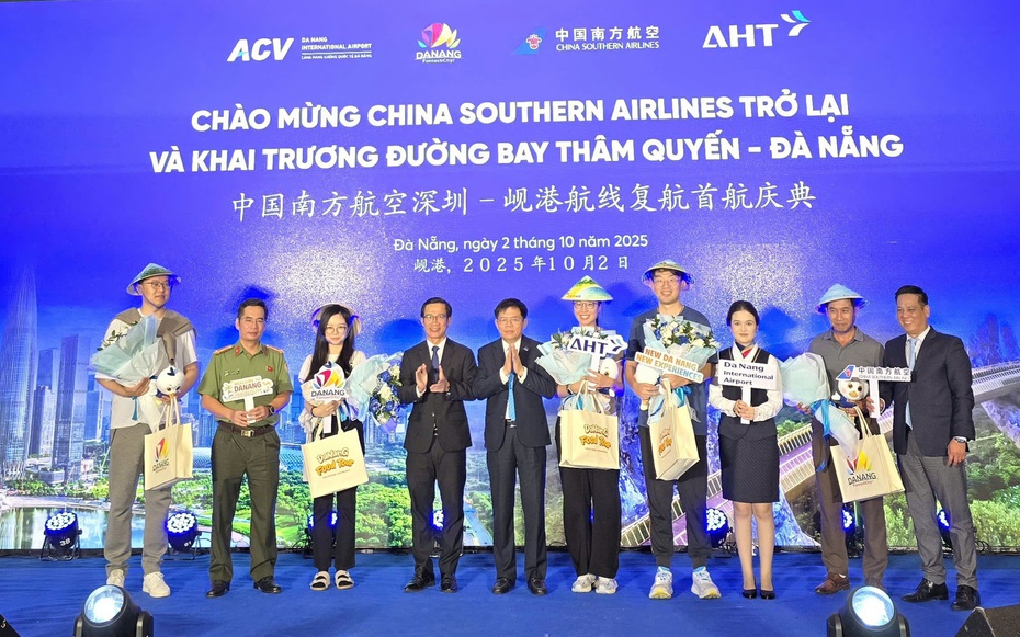 Đà Nẵng khai trương đường bay Thâm Quyến