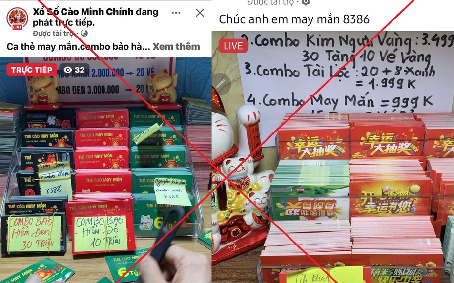 Cảnh giác lừa đảo qua mạng từ chiêu trò vé số cào