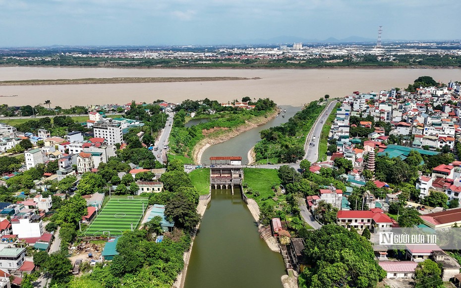 Cận cảnh vị trí trạm bơm tiêu úng hơn 4.200 tỷ đồng ở Hà Nội