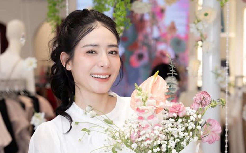 Diễn viên Kim Nhã gây bất ngờ với hình ảnh "xuống tóc", mặc áo nâu sòng