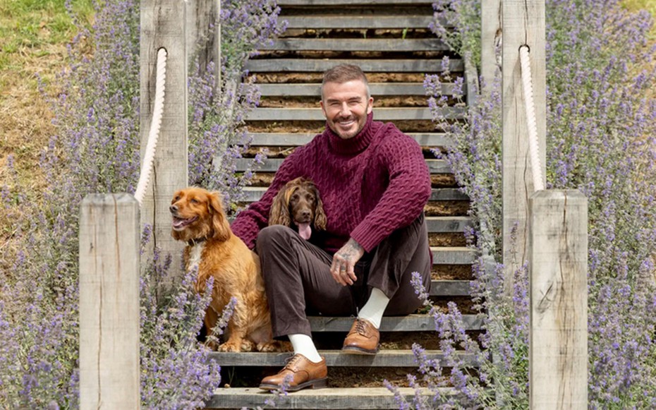 Siêu sao bóng đá lừng danh David Beckham vui thú điền viên