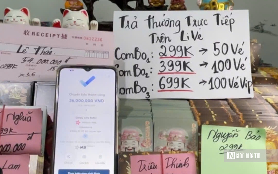 Tưởng trúng lớn, hóa ra “sập bẫy” vé cào online