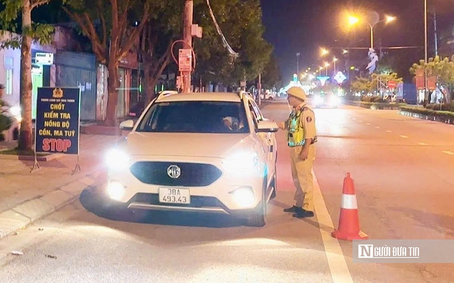 Hà Tĩnh: Phát hiện 485 trường hợp vi phạm nồng độ cồn, xử phạt gần 1,8 tỷ đồng