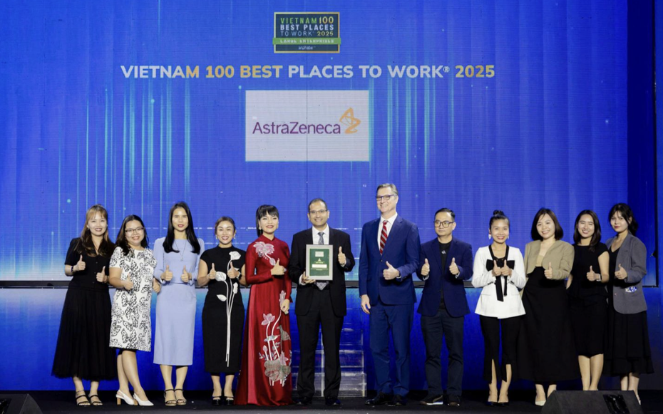 AstraZeneca Việt Nam lần thứ 7 vào top 100 nơi làm việc tốt nhất Việt Nam