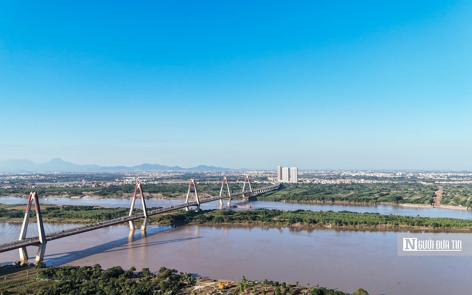 Toàn cảnh khu vực xây dựng đại lộ cảnh quan sông Hồng 338.000 tỷ đồng