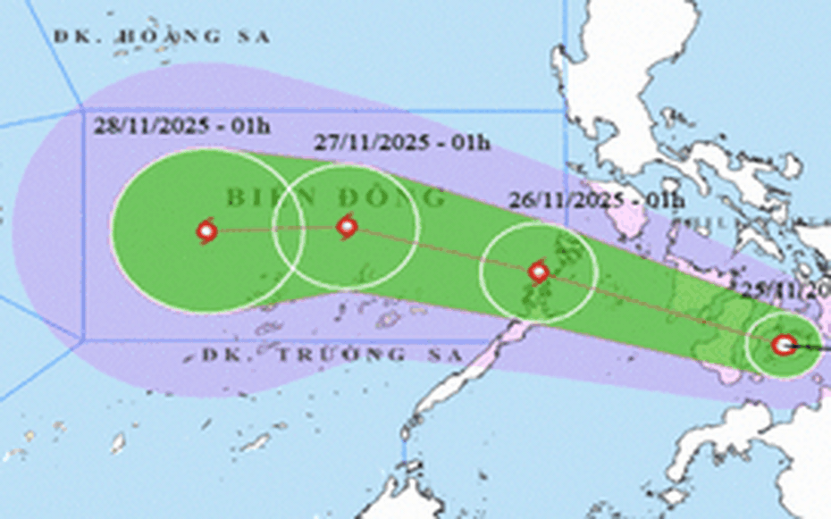 Cảnh báo sức mạnh của bão số 15 khi vào Biển Đông, sóng cao 5m