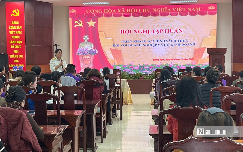 Quảng Ngãi nâng cao năng lực cho hộ kinh doanh và doanh nghiệp với chính sách thuế mới