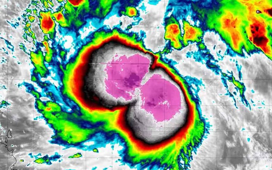 Bão Kalmaegi "mạnh lên từng ngày", mắt bão sắc nét